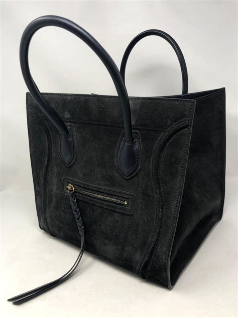 celine large suede phantom bag|celine phantom bag small.